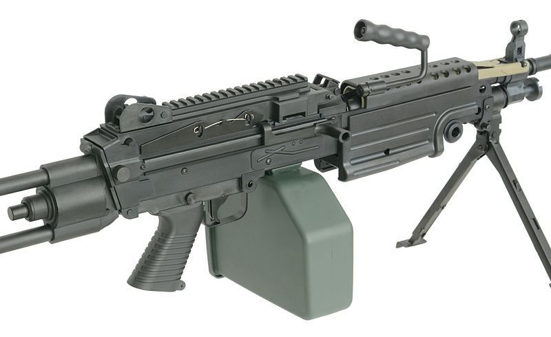 Кулемет FN M249 PARA Squad Automatic Weapon (SAW) Sports Line - Black [A&K] (для страйкболу) 249-PARAP фото