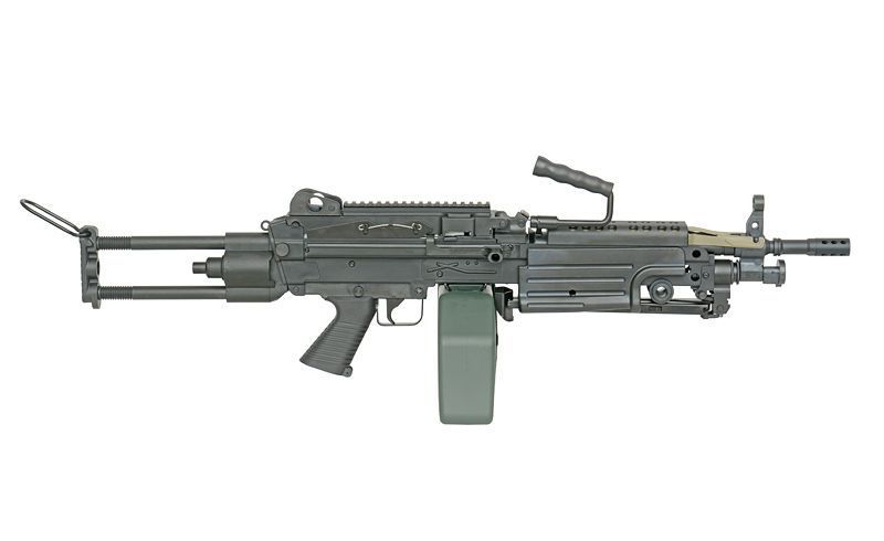 Кулемет FN M249 PARA Squad Automatic Weapon (SAW) Sports Line - Black [A&K] (для страйкболу) 249-PARAP фото