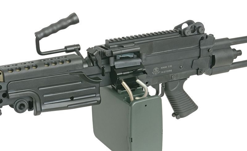Кулемет FN M249 PARA Squad Automatic Weapon (SAW) Sports Line - Black [A&K] (для страйкболу) 249-PARAP фото