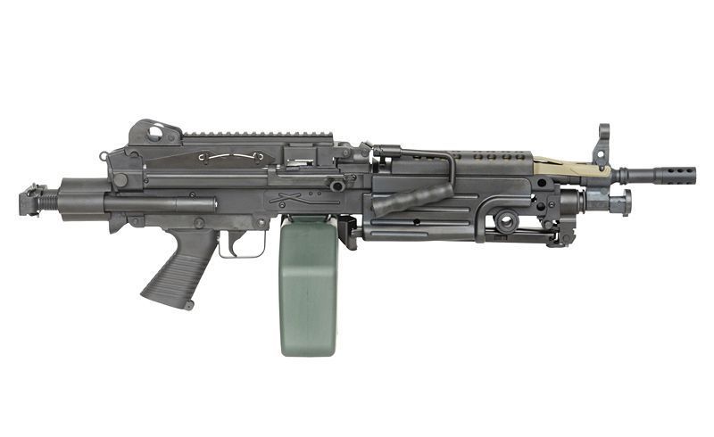 Кулемет FN M249 PARA Squad Automatic Weapon (SAW) Sports Line - Black [A&K] (для страйкболу) 249-PARAP фото