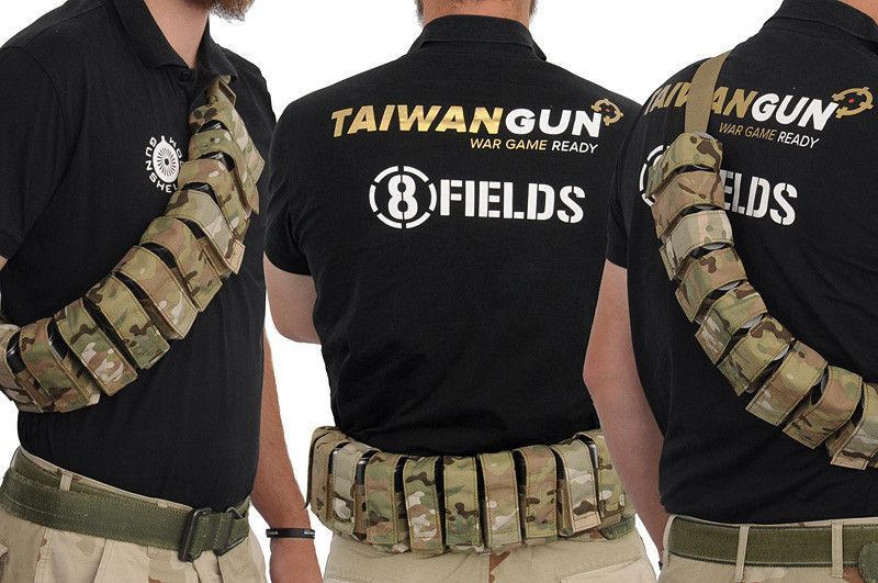 Bandolier ładownica na granaty - Black [8FIELDS] (для страйкбола) M51613186-BK фото