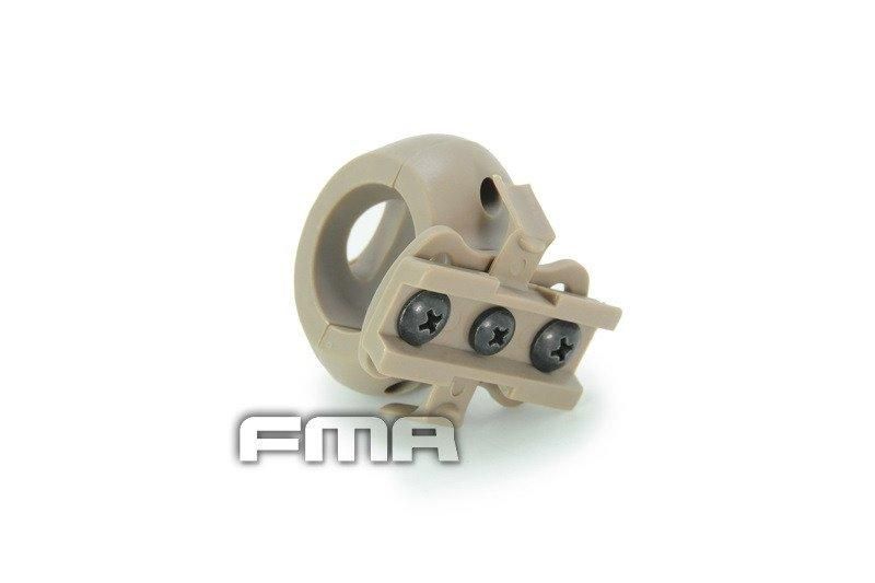 Montaż latarki do hełmu (25mm) - dark earth [FMA]&nbsp;(для страйкбола) FMA-11-003876 фото