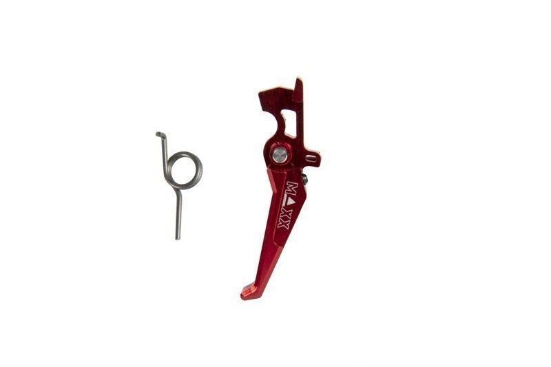 Спусковий гачок CNC Aluminum Advanced Trigger (Style E) - Red [Maxx Model Products] (для страйкболу) MXM-08-027731 фото