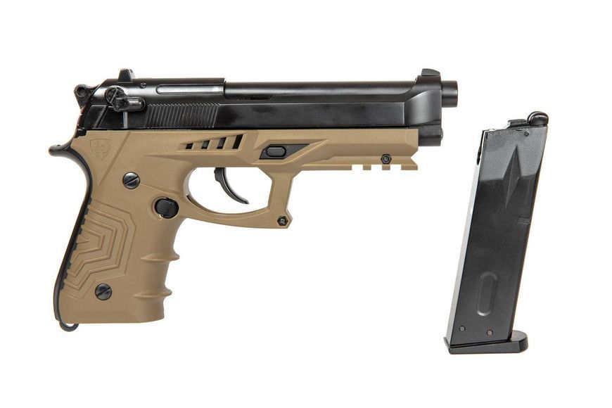 Страйкбольный пістолет HG-173 (Full Auto) - tan [HFC] (для страйкболу) HFC-02-029625 фото