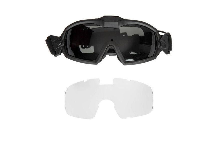 Gogle taktyczne z wentylatorem - czarne [Ultimate Tactical] (для страйкбола) UTT-41-030269 фото