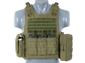 Тактичний розвантажувальний жилет AAV FSBE V2 - OLIVE [8FIELDS] (для страйкболу) M51611046-1-OD фото