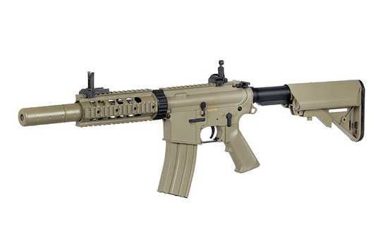 トイガン M4 Купити Карабін M4 CQB with silencer ABS CM.513 - Tan [CYMA] FB4062