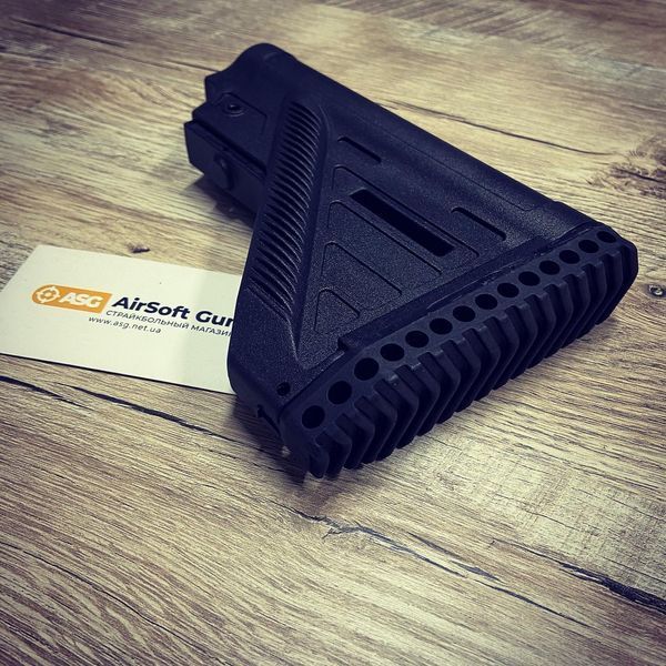 Тонкий приклад для AEG 416/AR15 - Black [D-DAY] (для страйкбола) STK-006 фото