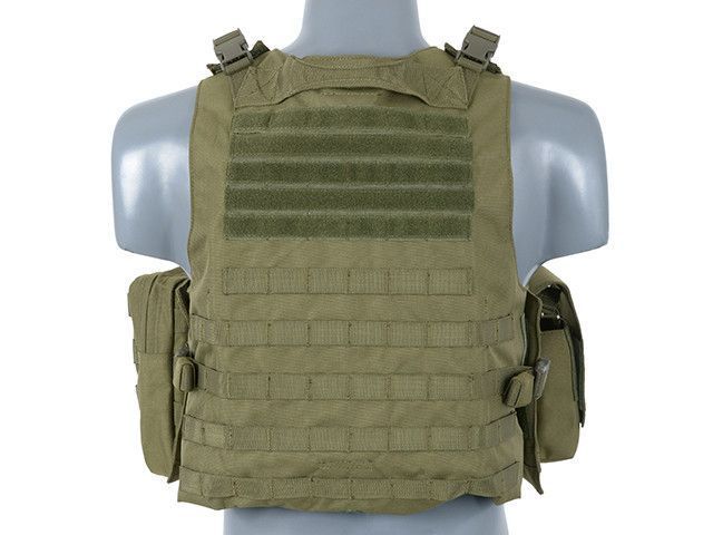 Тактичний розвантажувальний жилет AAV FSBE V2 - OLIVE [8FIELDS] (для страйкболу) M51611046-1-OD фото