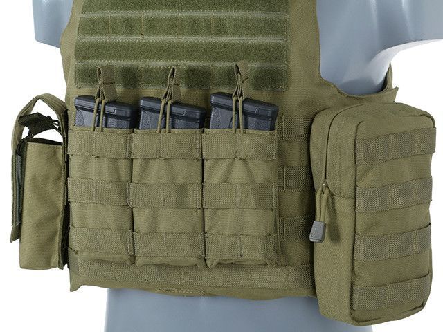 Тактичний розвантажувальний жилет AAV FSBE V2 - OLIVE [8FIELDS] (для страйкболу) M51611046-1-OD фото