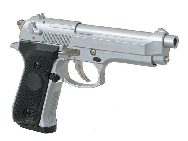 ST92F Non-Blowback Airsoft Gas Pistol - Silver [STTi] (для страйкболу) GGH-9502S фото