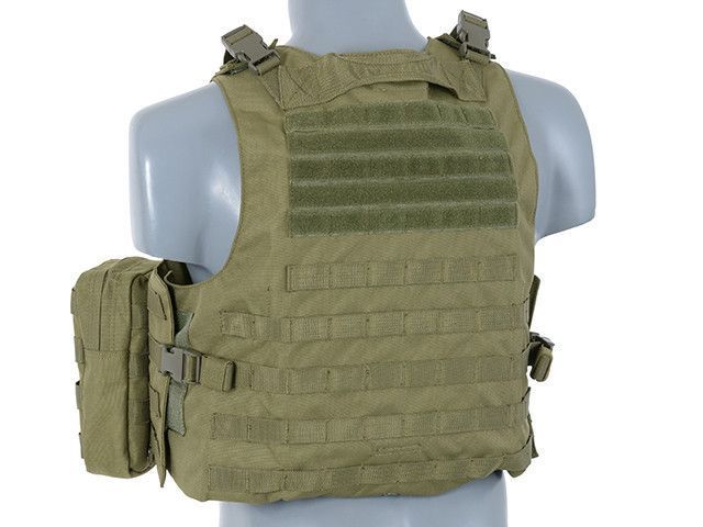 Тактичний розвантажувальний жилет AAV FSBE V2 - OLIVE [8FIELDS] (для страйкболу) M51611046-1-OD фото