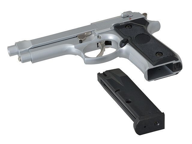 ST92F Non-Blowback Airsoft Gas Pistol - Silver [STTi] (для страйкболу) GGH-9502S фото