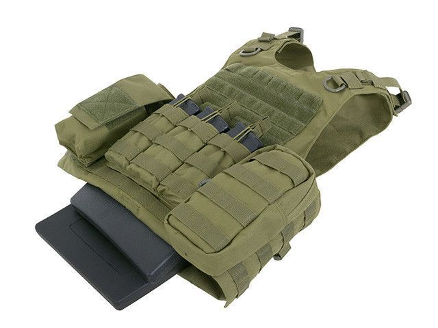 Тактичний розвантажувальний жилет AAV FSBE V2 - OLIVE [8FIELDS] (для страйкболу) M51611046-1-OD фото
