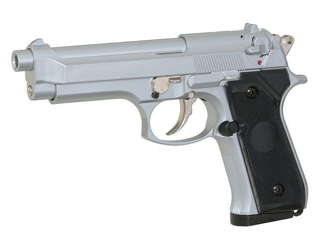 ST92F Non-Blowback Airsoft Gas Pistol - Silver [STTi] (для страйкболу) GGH-9502S фото