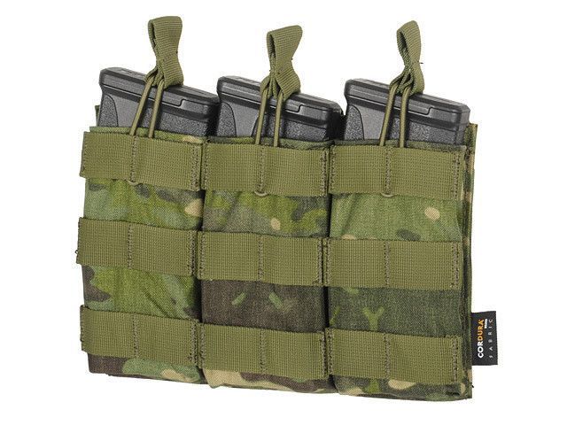 Тройной открытый подсумок для магазинов 5.56 - Multicam Tropic [8FIELDS PREMIUM] M51613021-MT(COR) фото