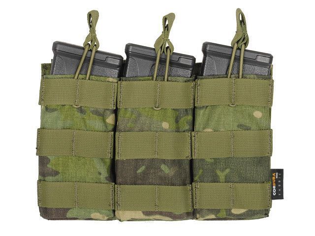 Тройной открытый подсумок для магазинов 5.56 - Multicam Tropic [8FIELDS PREMIUM] M51613021-MT(COR) фото