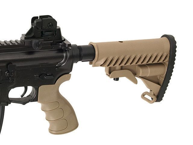Профилированная пистолетная рукоятка типа G27 для M4/M16 - coyote (для страйкбола) BD0108B фото