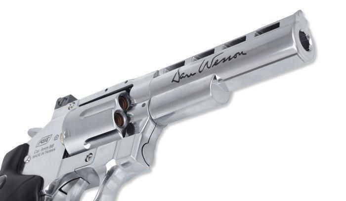 ASG - Dan Wesson 4" Revolver airsoft - Silver - 16181 (для страйкболу) 5028 фото