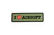 Нашивка 3D - I Love Airsoft [GFC Tactical] GFT-30-027015 фото 1