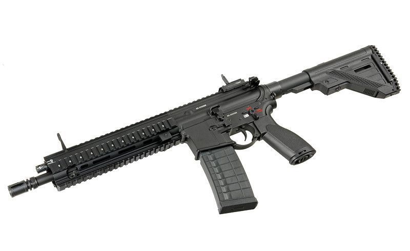 Тонкий приклад для AEG 416/AR15 - Black [D-DAY] (для страйкбола) STK-006 фото