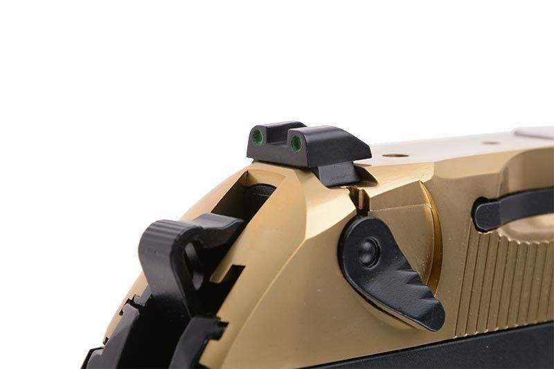 Страйкбольный аналог pistoletu 3PX4 Compact - czarno/złota [WE] (для страйкболу) WET-02-018960 фото