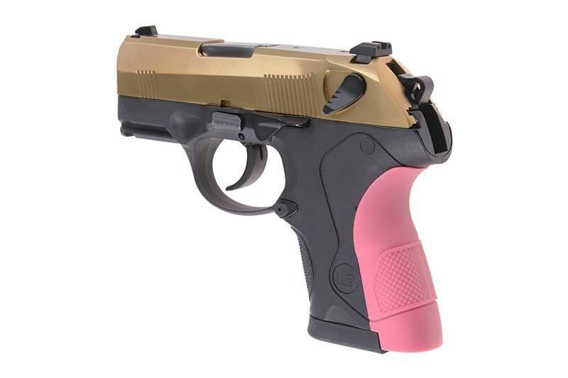 Страйкбольный аналог pistoletu 3PX4 Compact - czarno/złota [WE] (для страйкболу) WET-02-018960 фото