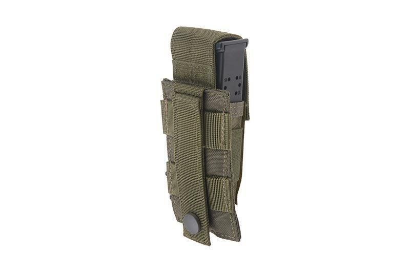 Одинарний подсумок для магазину pistoletowy - olive [Primal Gear] (для страйкболу) PRI-19-019353 фото