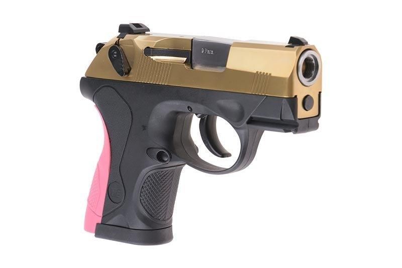 Страйкбольный аналог pistoletu 3PX4 Compact - czarno/złota [WE] (для страйкболу) WET-02-018960 фото