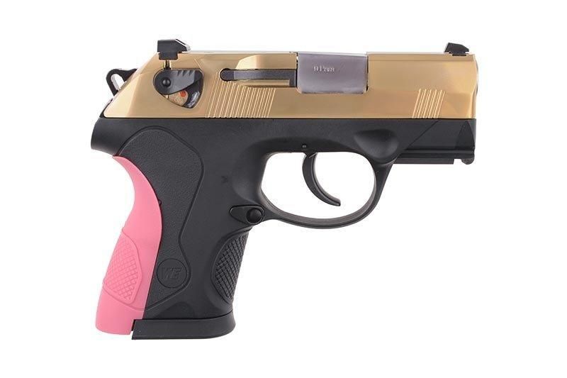 Страйкбольный аналог pistoletu 3PX4 Compact - czarno/złota [WE] (для страйкболу) WET-02-018960 фото