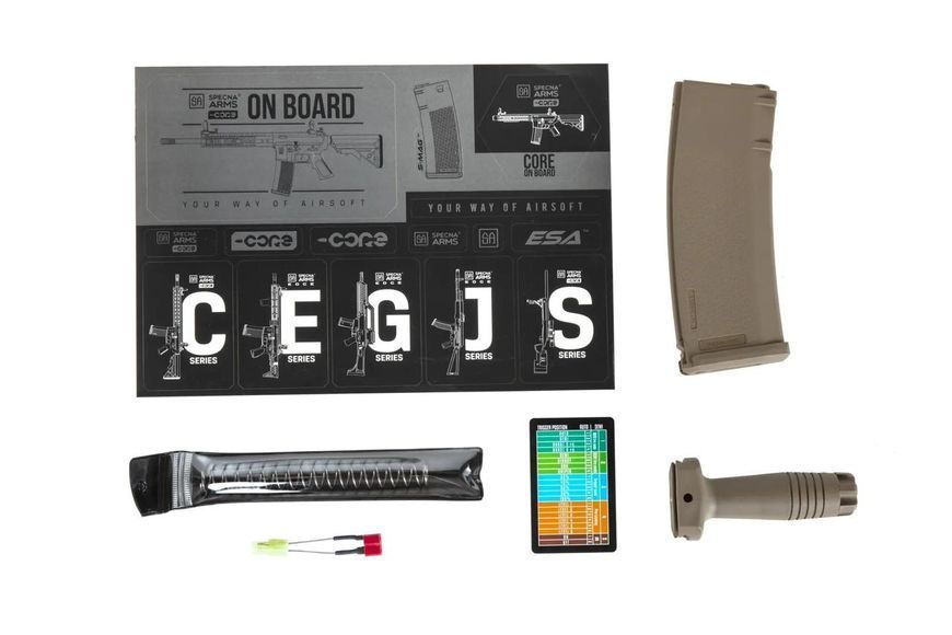 Штурмова гвинтівка SA-C04 CORE&trade; HAL&trade; ETU - Half-Tan [Specna Arms] (для страйкболу) SPE-01-041687 фото