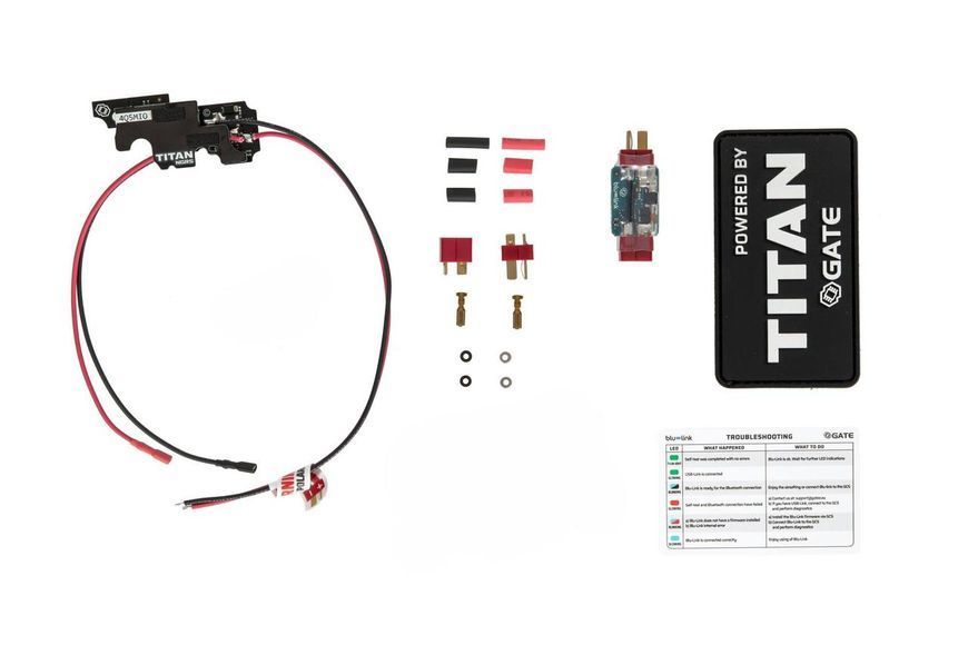 Zestaw kontrolera TITAN&trade; NGRS Expert Blu-Set [front wired] [GATE] (для страйкболу) GAT-08-030245 фото