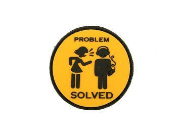 Нашивка PROBLEM PVC 1 [8FIELDS] (для страйкболу) PVC PATCH-P.S. фото