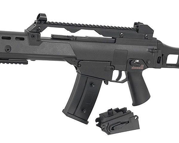 Перехідник для магазинів від M4 на G36/SL8 [BATTLEAXE] (для страйкболу) FBP0643 фото