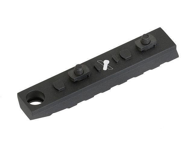 Монтажная планка Key-Mod/M-LOK с точкой крепления ремня - Black [Castellan] (для страйкбола) M052-BK фото