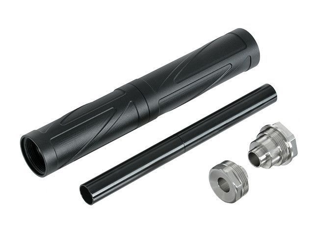 Imitacja modularnego tłumika dźwięku 165/95mm - Black [Хубілай] (для страйкболу) AS.S061-BK фото