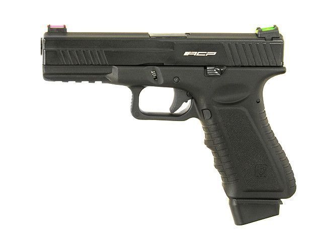 Пистолет ACP601 CO2 BLOW BACK PISTOL &ndash; BLACK [APS] (для страйкбола) ACP601B-FL фото