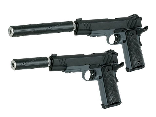 Imitacja modularnego tłumika dźwięku 165/95mm - Black [Хубілай] (для страйкболу) AS.S061-BK фото