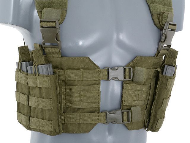 Розвантаження Chest Harness MOLLE на фастексах &ndash; OLIVE [8FIELDS] M51611033-OD фото