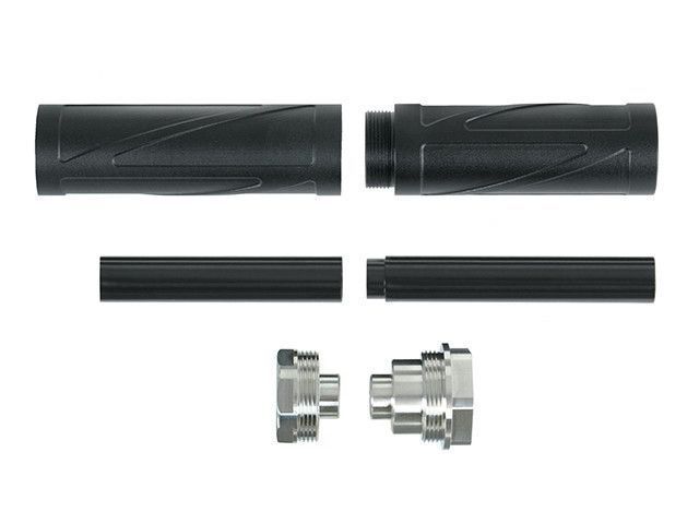Imitacja modularnego tłumika dźwięku 165/95mm - Black [Хубілай] (для страйкболу) AS.S061-BK фото