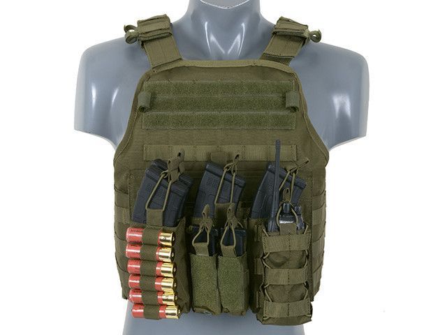 Багатозадачний Plate Carrier - Olive [8FIELDS] (для страйкболу) M51611031-OD фото