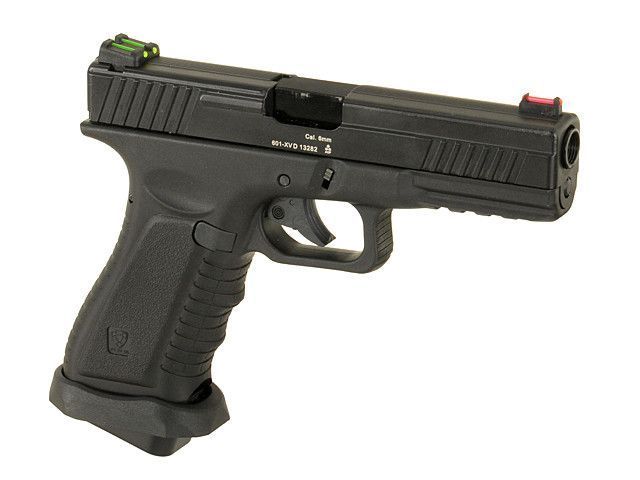 Пистолет ACP601 CO2 BLOW BACK PISTOL &ndash; BLACK [APS] (для страйкбола) ACP601B-FL фото