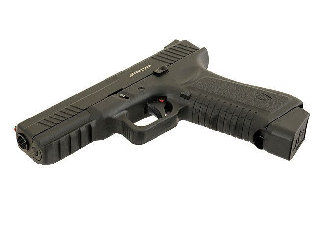 Пистолет ACP601 CO2 BLOW BACK PISTOL &ndash; BLACK [APS] (для страйкбола) ACP601B-FL фото