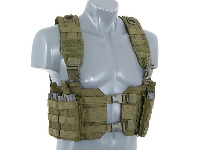 Розвантаження Chest Harness MOLLE на фастексах &ndash; OLIVE [8FIELDS] M51611033-OD фото