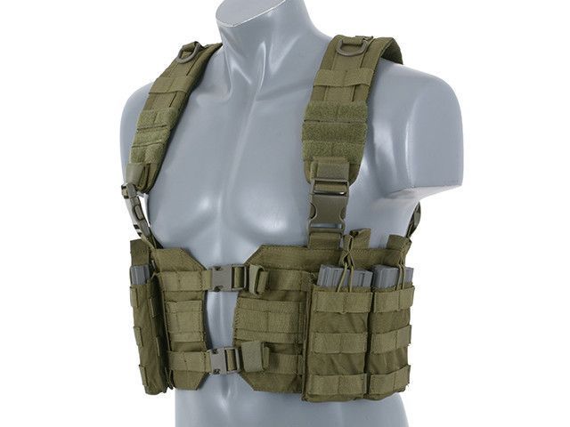 Розвантаження Chest Harness MOLLE на фастексах &ndash; OLIVE [8FIELDS] M51611033-OD фото