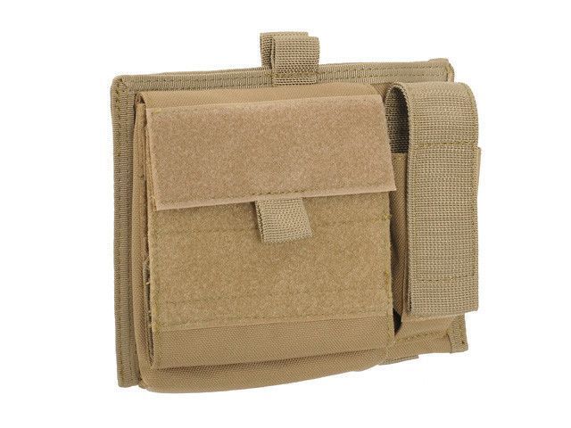 Rozbudowany panel administracyjny MOLLE - Coyote [8FIELDS] (для страйкболу) M51613147-TAN фото