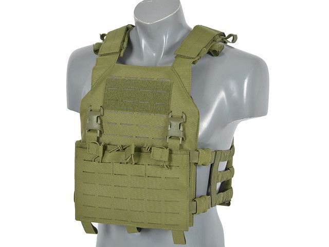 Buckle Up Assault Plate Carrier Laser-Cut с подсумкой на магазины - Olive [8FIELDS] M51611072-OD фото