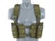 Розвантаження Chest Harness MOLLE на фастексах – OLIVE [8FIELDS] M51611033-OD фото