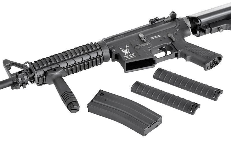 M4 RIS with Mosfet Advance - Black [King Arms] (для страйкболу) KA-AG-216-BK фото