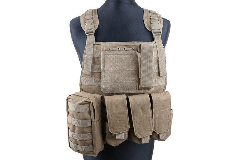 Жилет тактический (разгрузочный) типа MBSS Plate Carrier - coyote [GFC Tactical] (для страйкболу) GFT-18-000363 фото